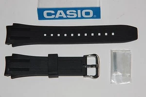 Casio Original New MTP-1326 Watch Band Black Rubber Bnad W/ 2 Pins MTP1326  - Picture 1 of 8