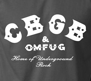 CBGB T-Shirt Classic Logo New York Underground Punk Rock Concert Tour S-6XL Tee