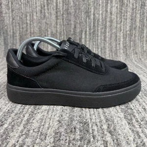 Kizik Prague Black Sneakers Skater Shoes Athletic Casual Lace Up M9/W10.5 - Picture 1 of 13