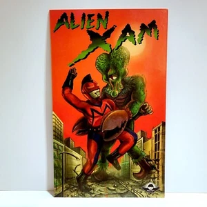 MAX TOY COMPANY CAPTAIN MAXX ALIEN XAM MARK NAGATA PROMO ART CARD ULTRAMAN 12X7" - Picture 1 of 2