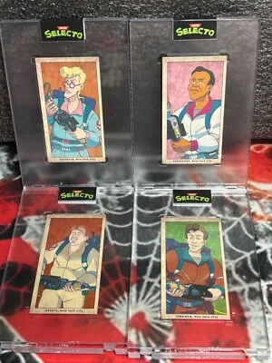 Conjunto de cartas colecionáveis 2025 personalizado estilo T206 Ghostbusters – pacote completo de 4 cartas - Imagem 1 de 4