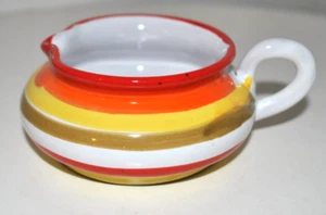 Vintage 'Italy' creamer-Painted small Jug - Decorative GC - Picture 1 of 5