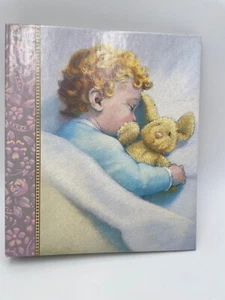 Hallmark Vintage Baby Photo Album Baby Infant with Bunny Rabbit - Picture 1 of 5