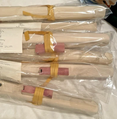 THE FLUTE SHOP ONE 1 Native American Flute 17" key of High C Poplar wood YOU Finish Your Style!