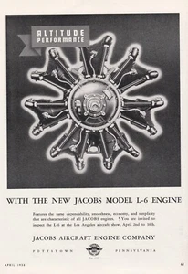 Pubblicità motore aereo Jacobs 1938 23/10/2024dd - Foto 1 di 1