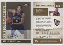 2008-09 Topps Co-Signers Gold /25 Chris Douglas-Roberts #130 Rookie Auto RC