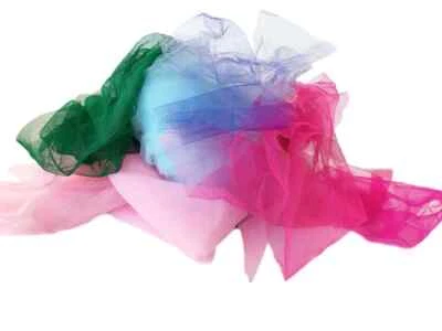 Plain Soft Tulle / Net Fabric Scraps - Sale by weight - 50 gms / 1.75oz - Image 1 of 4