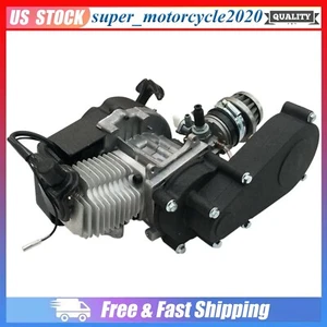 Kit de motor de 2 tiempos 49/50cc arranque de tracción para mini bicicleta de tierra de bolsillo ATV quad - Imagen 1 de 12