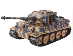 Taigen 1/24 Tiger 1 RC Tank w/IR Battle System, Sound & Vibration - Late Camo - Picture 1 of 2