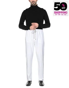 RRP €323 DRKSHDW By RICK OWENS Jersey Trousers Size L Harem Cut Made in Italy - Picture 1 of 5