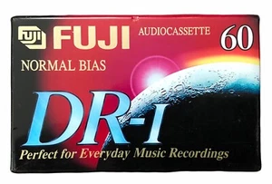 1 Fuji Normal Bias DR-I 60 minuti audiocassetta nastro supporto vuoto nuovo sigillato - Foto 1 di 2