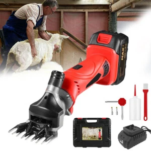 2800RPM Electric Sheep Shears Scissors Machine for Farm Sheep Goats 6 Speed Lot - Bild 1 von 12
