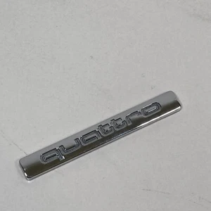 2005-2011 Audi A6 2.4 Emblem Logo Badge Symbol Rear Tailgate Trunk Chrome - Picture 1 of 11