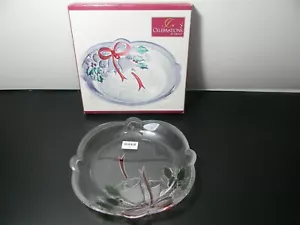 Piatto Celebrazioni Notte Prima di Natale 7" Nuovo con scatola originale Cristallo Trasparente - 4F - Foto 1 di 6