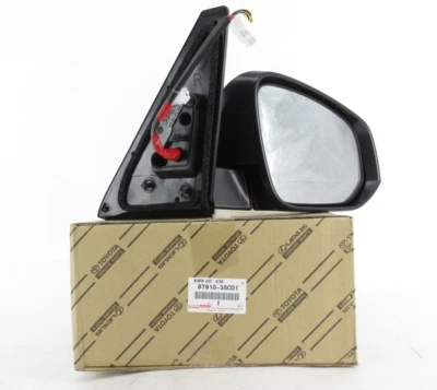Genuine OEM Toyota 87910-35C01 Passenger RH Mirror Assy w/o Cover 14-19 4Runner - Image 1 of 4