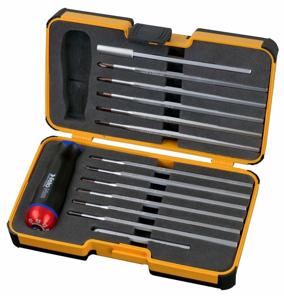 Felo Nm-Box 1,5 - 3,0 Nm 14-pcs. TORX®/TORX PLUS®/SL/PH/PZ/BH / 10099216 - Image 1 of 2