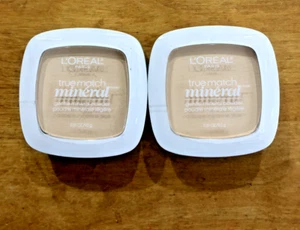 2 Loreal True Match Mineral Gentle Mineral Face Powder W1-2/404 Light Ivory - Picture 1 of 1