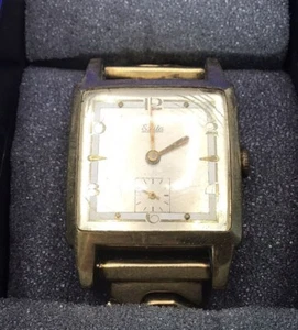 Vintage Watch EXITA TANK Art Deco German 1930’s Rolled Gold READ - Picture 1 of 8