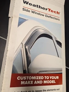 Deflectores de ventana laterales WeatherTech para Ford F-150/Super Duty doble cabina - Imagen 1 de 13