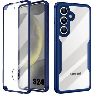 Coque 360° pour Samsung Galaxy S24 FE S23 FE S22 Plus S21 Plus Silicone + PC - Imagen 1 de 18