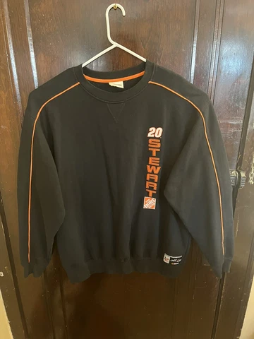 Tony Stewart 20 Nascar Longsleeve Sweater Size XL Home Depot Chase Authentics Cover