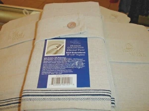 Homeware Hudson Collection CLASSICAL TWIST Set/4 Embroidered Napkins NEW $ 40.00 - Picture 1 of 4