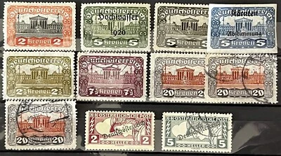 AUSTRIA 1919 - 1921, German Austria - Architecture, Parliament Building  - USED - Image 1 of 4