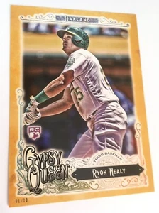 2017 Topps Gypsy Queen Jumbo 5x7 Ryon Healy A's RC 164 #'d 02/10 Gold - Picture 1 of 1