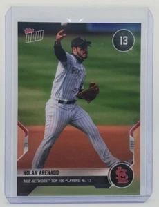 NOLAN ARENADO - 2021 MLB TOPPS NOW - MLB NETWORK'S TOP 100 CARD # T-13 CARDINALS - Picture 1 of 2