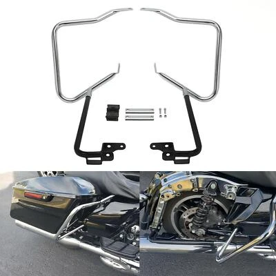 Защитный кронштейн для седельной сумки противоаварийные штанги для Harley Touring Road Street Glide FLHX 14+ - Изображение 1 из 4