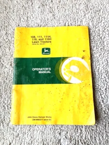John Deere 108 * 111 * 111H * 116 * 116H Manual del operador OMM86371 *SN 285.001- - Imagen 1 de 7