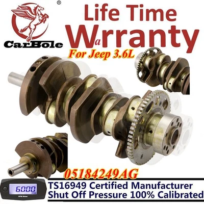 05184249AG Crankshaft Fit Chrysler Dodge Jeep Grand AH AE AF AC 11-2021 CORE 3.6 - Image 1 of 4