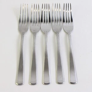 Menge 5 Cambridge Ascot Gabeln Edelstahl Besteck glänzende Oberfläche - Bild 1 von 5