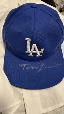 Tommy Lasorda signed autograph Los Angeles Dodgers cap PSA/DNA Certified - Image 1 of 4