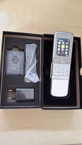 Nokia 8800 Classic Mobile Phone Unlocked GSM 2G Radio Bluetooth Silber GARANTIE - Bild 1 von 4