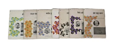 Masters Architecture Lot - Gaudí, Niemeyer, Sullivan, Neutra, Nervi Braziller - Image 1 of 4