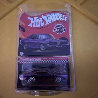 Dodge Charger R/T 1969 Hot Wheels RLC/HWC con protector - púrpura - sellado Foto 1 de 2