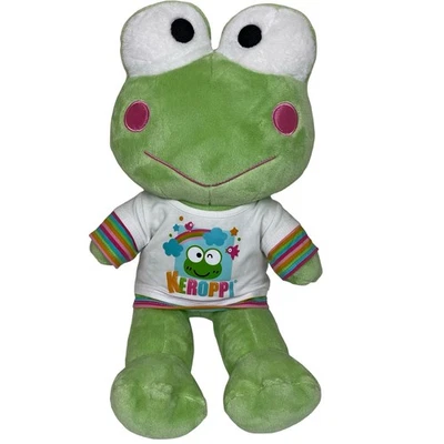 2010 Build A Bear Keroppi Plush Green Frog Sanrio Hello Kitty 50th Anniversary - Image 1 of 4