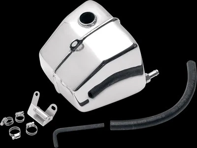Drag Chrome Engine Oil Tank 3 QT for Harley Davidson Dyna Low Rider Conv 93 - Image 1 of 3
