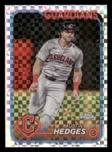 2024 Topps Chrome Update X-Fractors #USC123 Austin Hedges - Picture 1 of 2