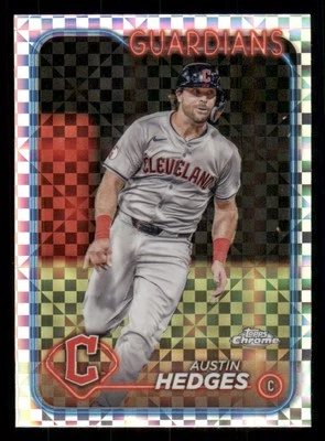 2024 Topps Chrome Update X-Fractors #USC123 Austin Hedges - Image 1 of 2