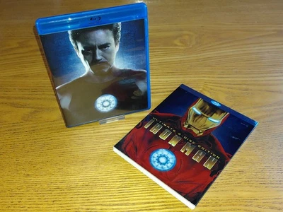 IRON MAN Bluray US import region a free (rare OOP slipcover slipcase, Marvel DC) - Image 1 of 4