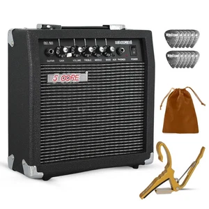 5 Core Guitar Amp 20W Electric Portable Mini Amplifier w Built in 6.5" Speaker - Picture 1 of 10