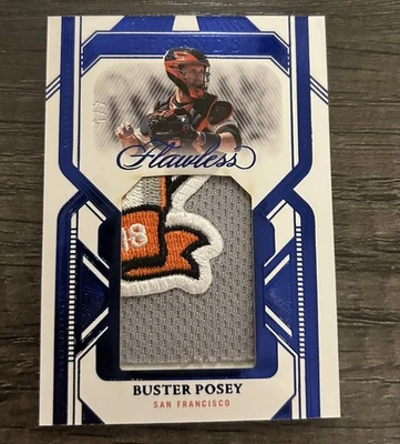 Parche con logotipo de camiseta jumbo impecable Panini Buster Posey 2023/5 gigantes Foto 1 de 4