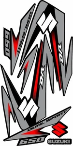 SUZUKI DR650 2008/2012 DECALS / STICKERS / GRAPHICS MOTORCYCLE - Picture 1 of 2