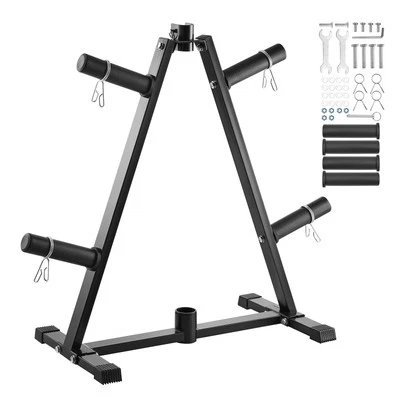Uimoso Weight Plate Rack Weight Plate Tree Home Gym Barbell Storage Stand 2 inch - Image 1 of 4