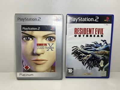Resident Evil Outbreak + Code Veronica X für Playstation 2 / PS2 - Bild 1 von 3