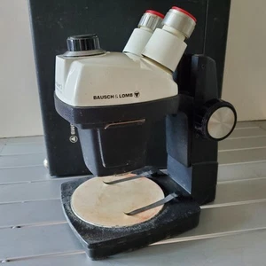 Bausch & Lomb StereoZoom 3 microscope 1.0x 2.5x carry case dust cover eye guards - Picture 1 of 9