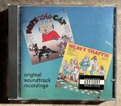 FRITZ THE CAT & HEAVY TRAFFIC - Original Soundtracks - 1 disc - Ralph Bakshi OOP - Image 1 of 4