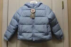 Swiss Tech Girls Puffer Jacket-Love You Blue -XL (14/6)-NWT - Picture 1 of 2